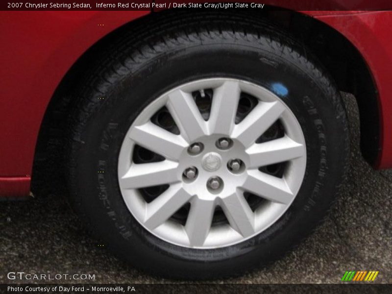 Inferno Red Crystal Pearl / Dark Slate Gray/Light Slate Gray 2007 Chrysler Sebring Sedan