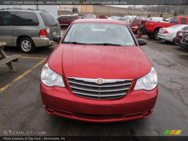 Inferno Red Crystal Pearl / Dark Slate Gray/Light Slate Gray 2007 Chrysler Sebring Sedan