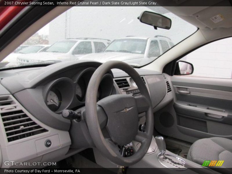 Inferno Red Crystal Pearl / Dark Slate Gray/Light Slate Gray 2007 Chrysler Sebring Sedan