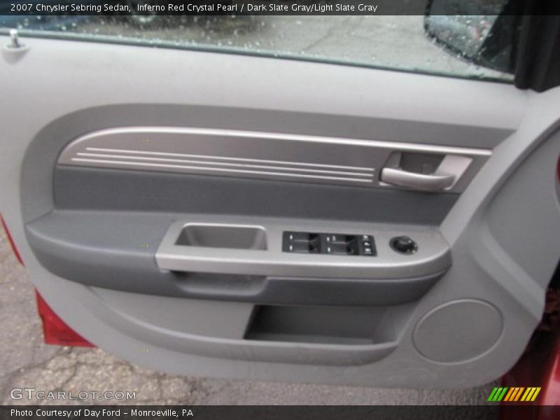 Inferno Red Crystal Pearl / Dark Slate Gray/Light Slate Gray 2007 Chrysler Sebring Sedan