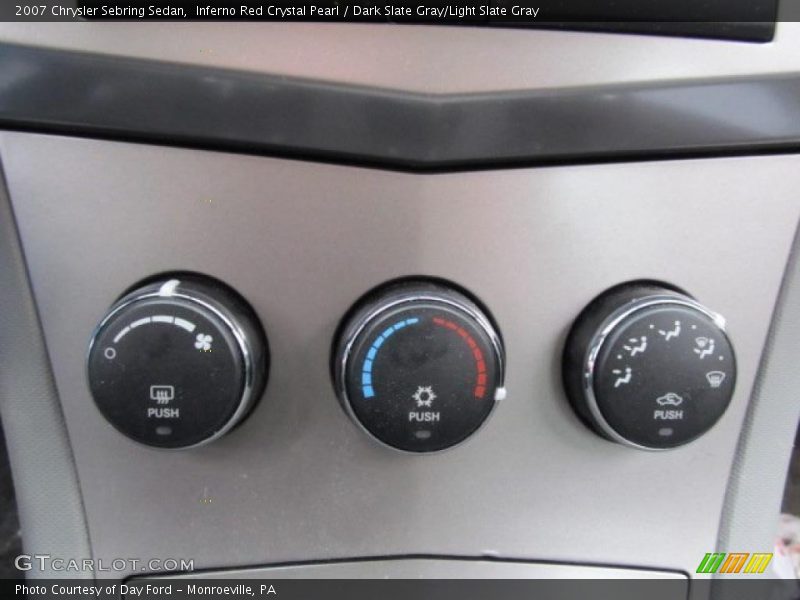Inferno Red Crystal Pearl / Dark Slate Gray/Light Slate Gray 2007 Chrysler Sebring Sedan
