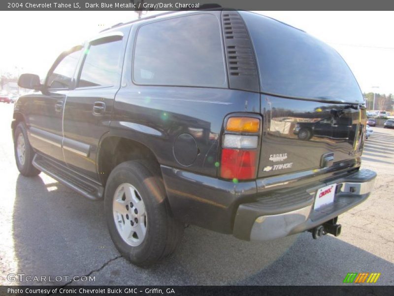 Dark Blue Metallic / Gray/Dark Charcoal 2004 Chevrolet Tahoe LS