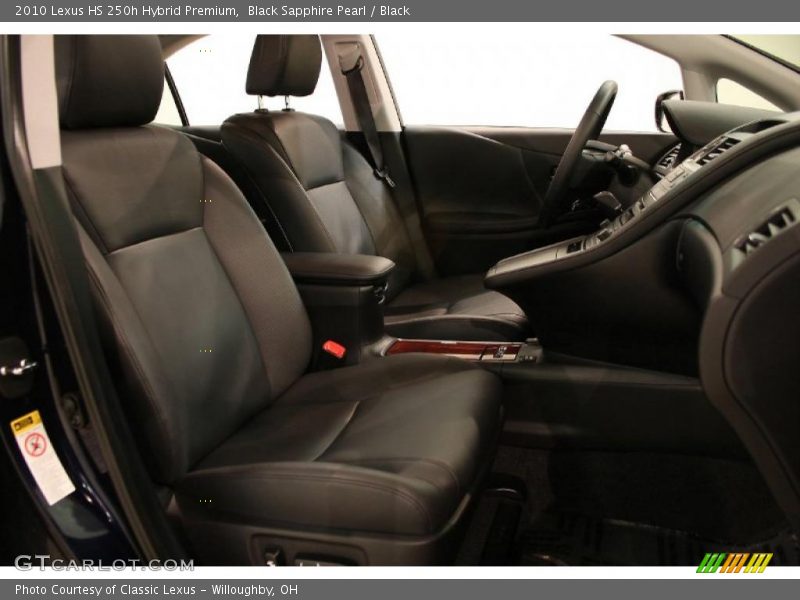 Black Sapphire Pearl / Black 2010 Lexus HS 250h Hybrid Premium