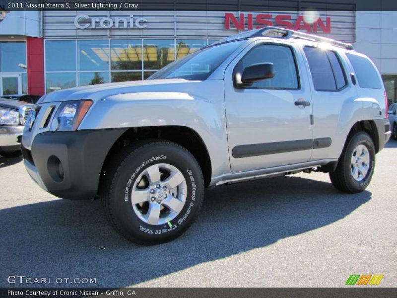 Silver Lightning / Gray 2011 Nissan Xterra S