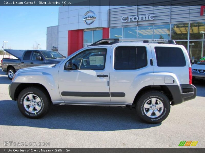 Silver Lightning / Gray 2011 Nissan Xterra S