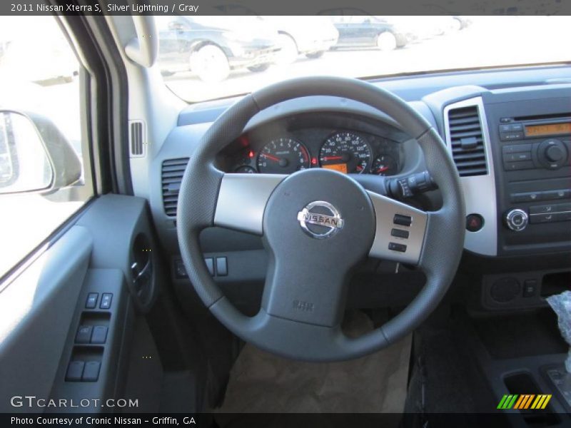 Silver Lightning / Gray 2011 Nissan Xterra S
