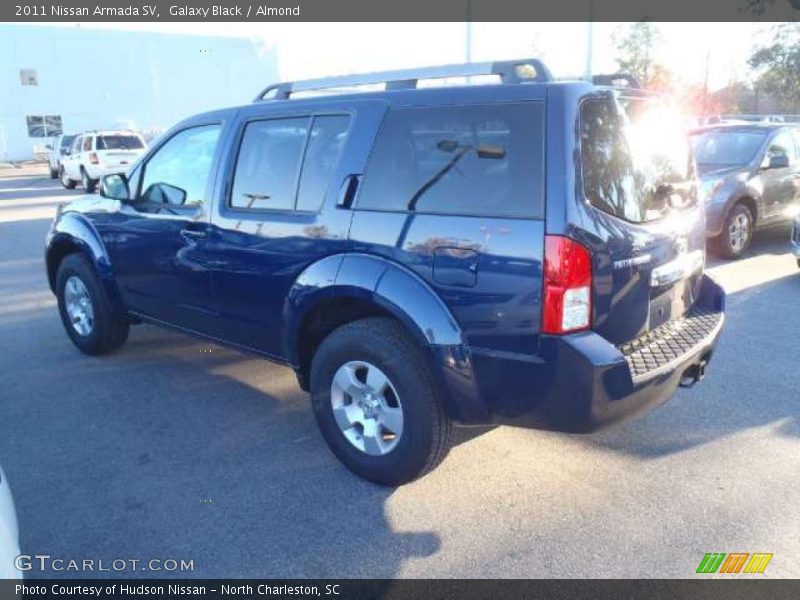 Galaxy Black / Almond 2011 Nissan Armada SV