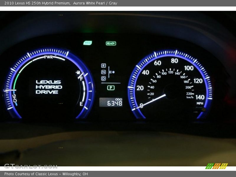  2010 HS 250h Hybrid Premium 250h Hybrid Premium Gauges