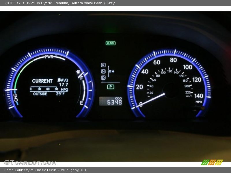  2010 HS 250h Hybrid Premium 250h Hybrid Premium Gauges