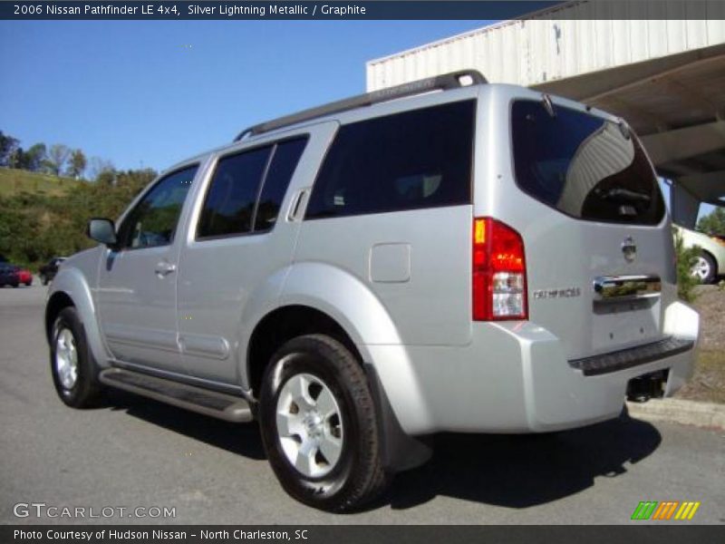 Silver Lightning Metallic / Graphite 2006 Nissan Pathfinder LE 4x4