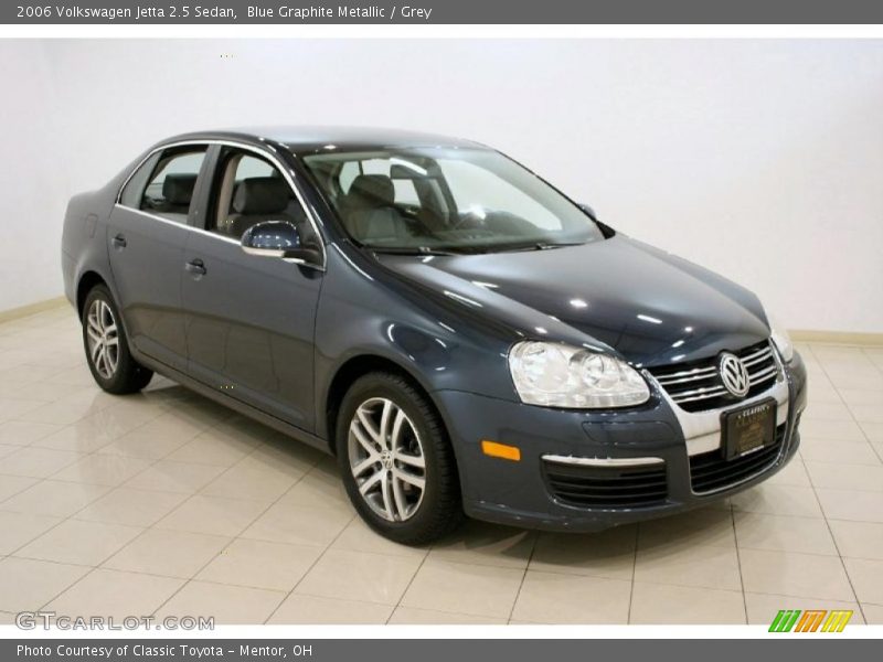 Blue Graphite Metallic / Grey 2006 Volkswagen Jetta 2.5 Sedan