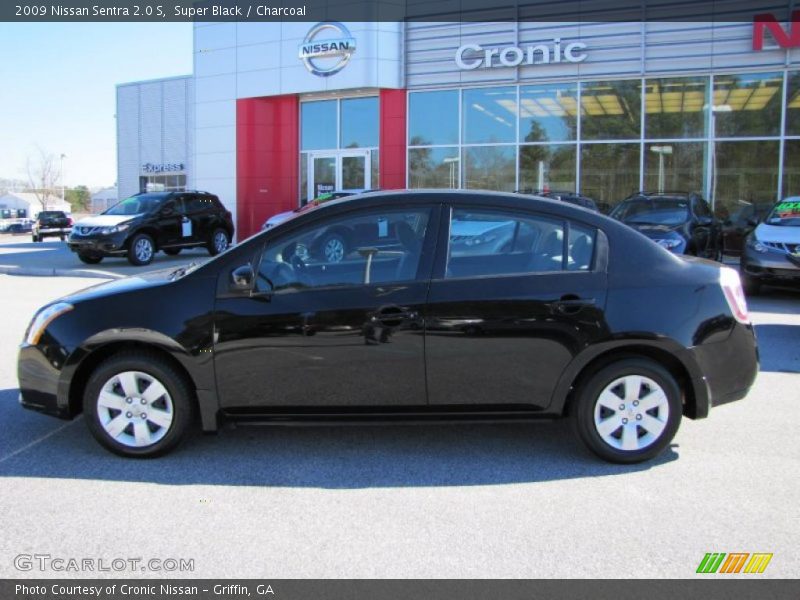Super Black / Charcoal 2009 Nissan Sentra 2.0 S