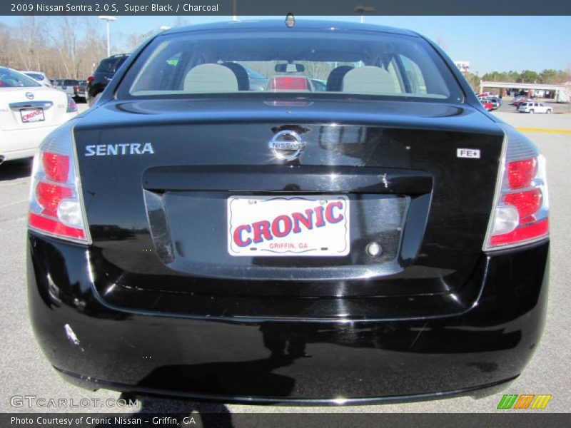 Super Black / Charcoal 2009 Nissan Sentra 2.0 S