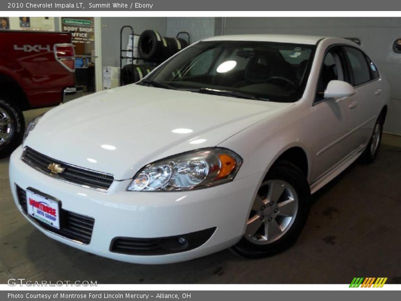 Summit White / Ebony 2010 Chevrolet Impala LT