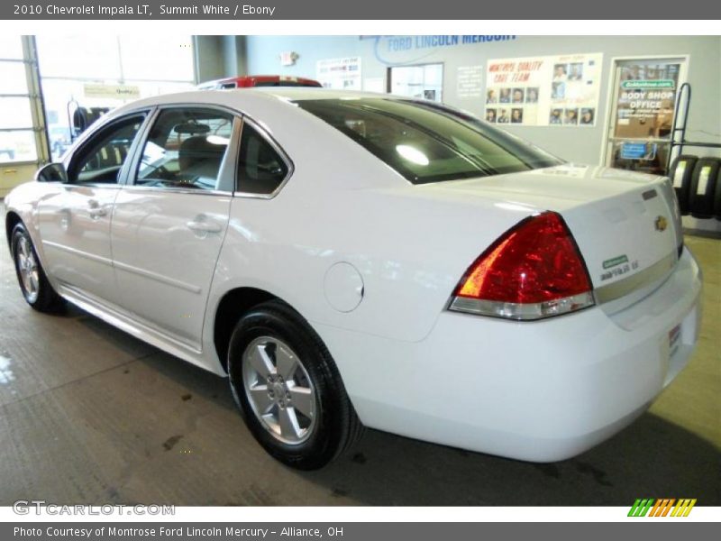 Summit White / Ebony 2010 Chevrolet Impala LT