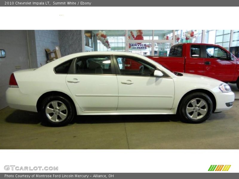 Summit White / Ebony 2010 Chevrolet Impala LT