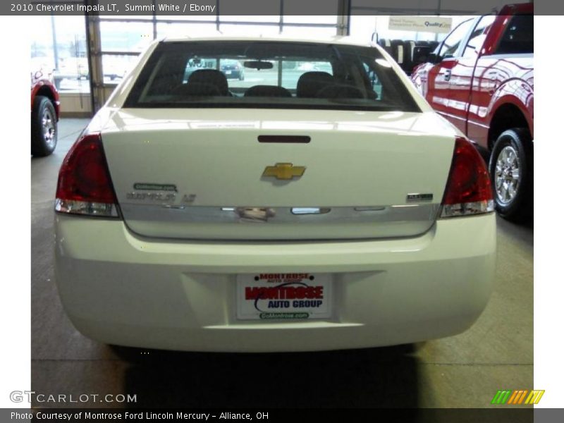 Summit White / Ebony 2010 Chevrolet Impala LT