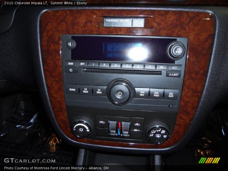 Summit White / Ebony 2010 Chevrolet Impala LT