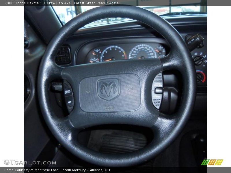  2000 Dakota SLT Crew Cab 4x4 Steering Wheel