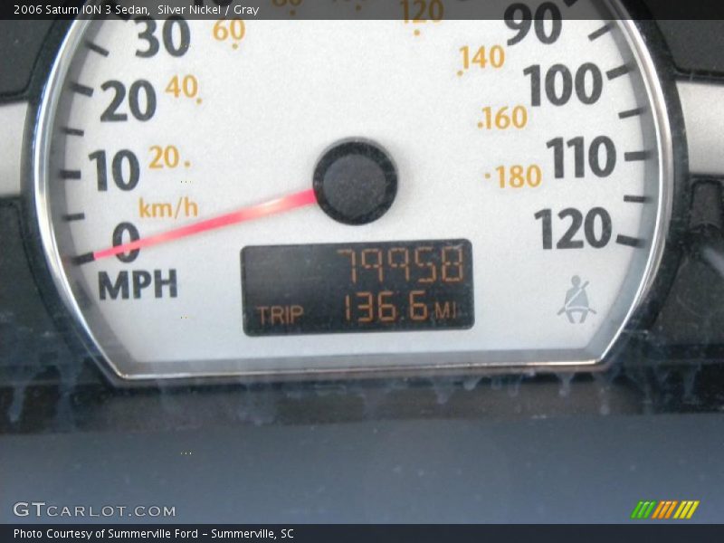 Silver Nickel / Gray 2006 Saturn ION 3 Sedan