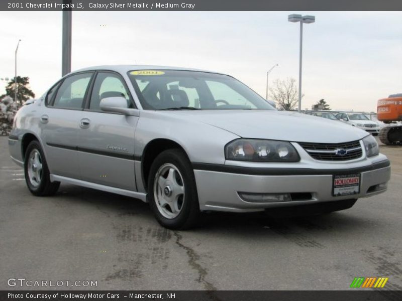 Galaxy Silver Metallic / Medium Gray 2001 Chevrolet Impala LS