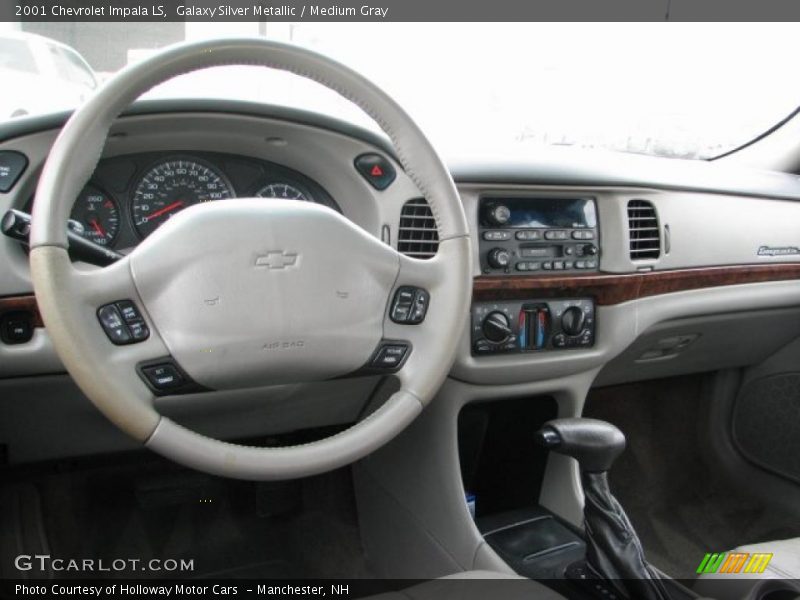 Galaxy Silver Metallic / Medium Gray 2001 Chevrolet Impala LS