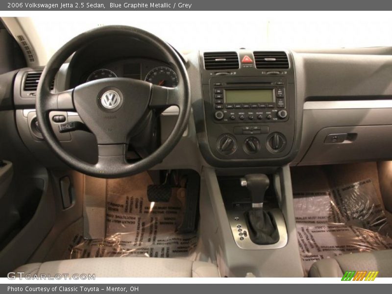 Blue Graphite Metallic / Grey 2006 Volkswagen Jetta 2.5 Sedan