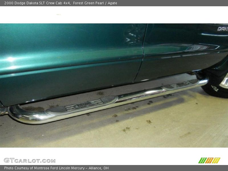 Forest Green Pearl / Agate 2000 Dodge Dakota SLT Crew Cab 4x4