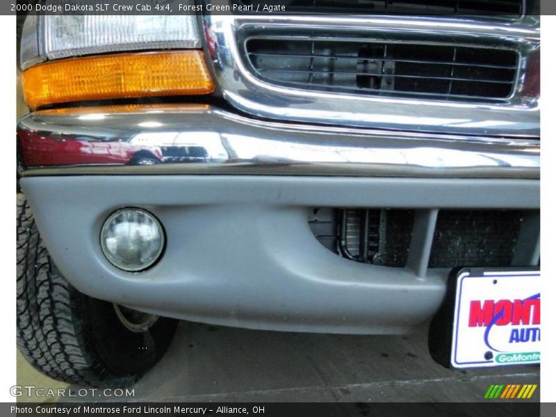 Forest Green Pearl / Agate 2000 Dodge Dakota SLT Crew Cab 4x4