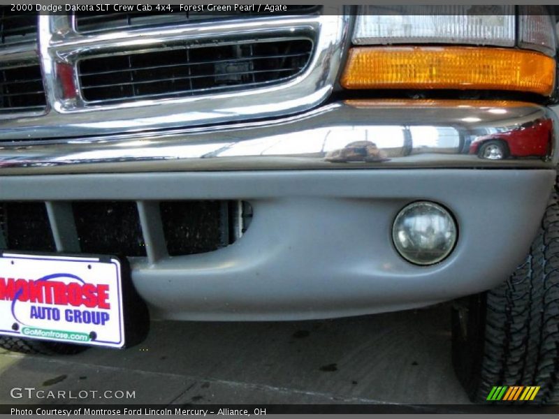Forest Green Pearl / Agate 2000 Dodge Dakota SLT Crew Cab 4x4