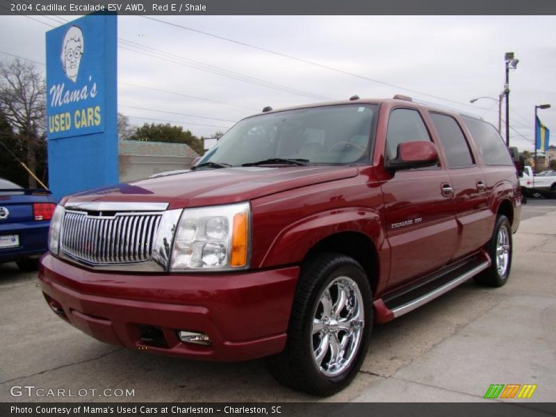 Red E / Shale 2004 Cadillac Escalade ESV AWD