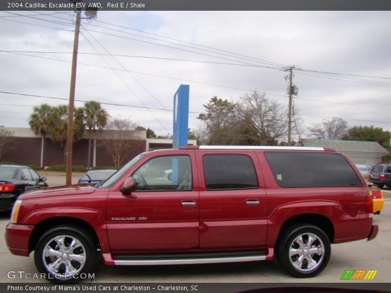 Red E / Shale 2004 Cadillac Escalade ESV AWD