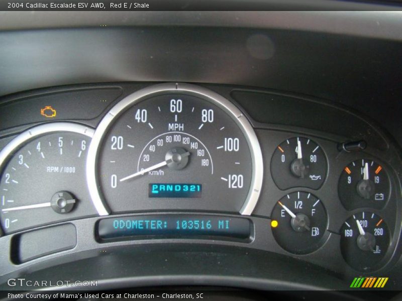 Red E / Shale 2004 Cadillac Escalade ESV AWD