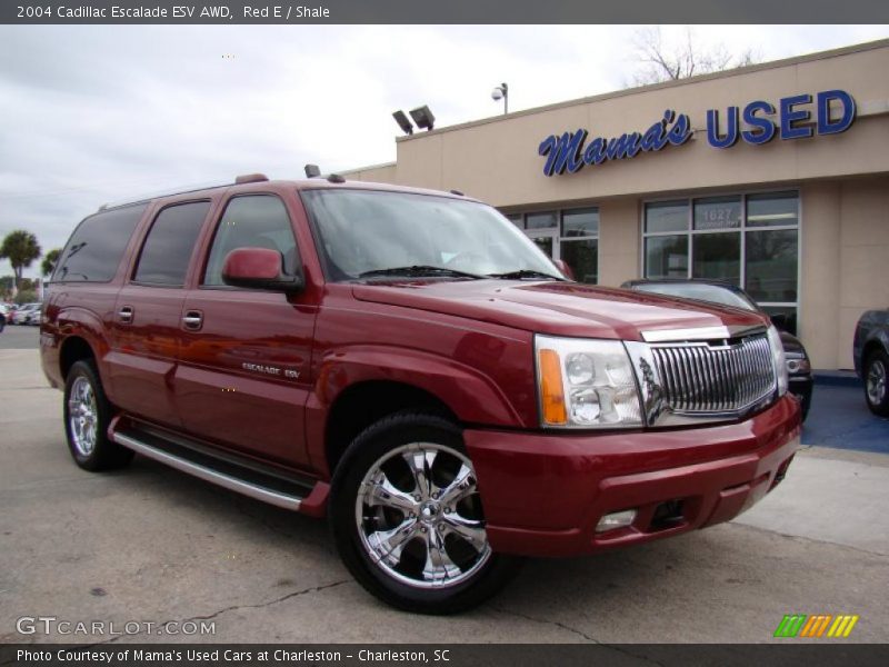 Red E / Shale 2004 Cadillac Escalade ESV AWD