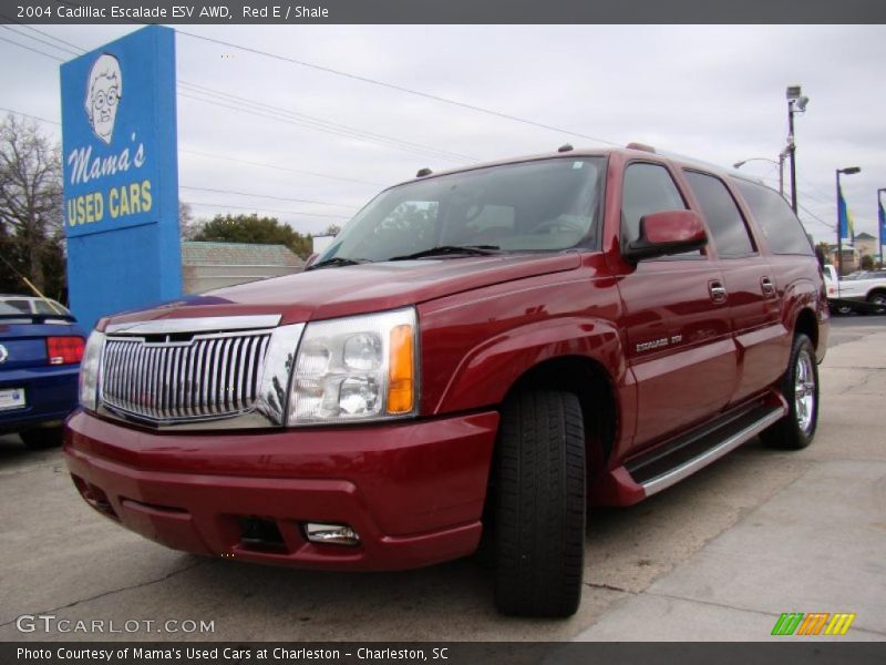 Red E / Shale 2004 Cadillac Escalade ESV AWD