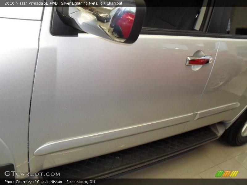 Silver Lightning Metallic / Charcoal 2010 Nissan Armada SE 4WD