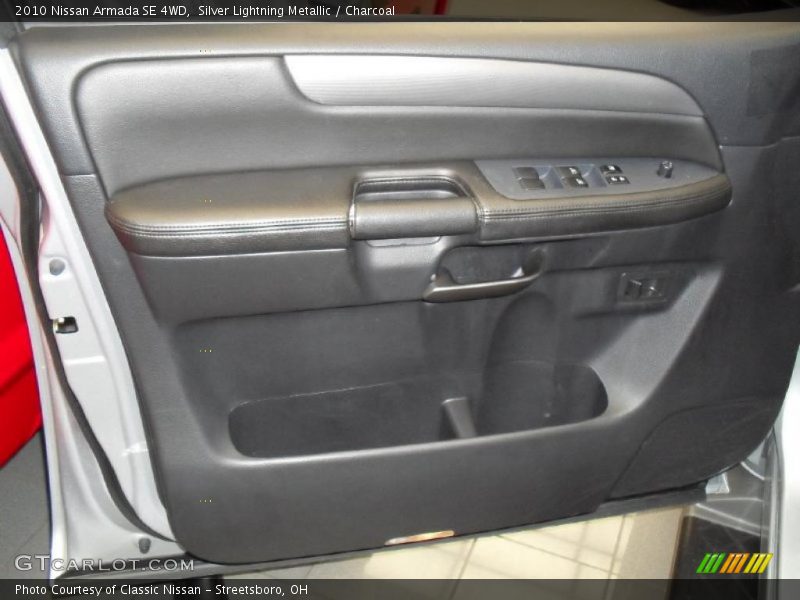 Silver Lightning Metallic / Charcoal 2010 Nissan Armada SE 4WD