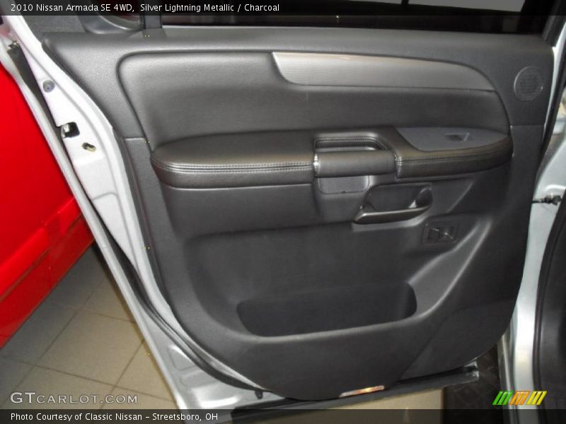 Silver Lightning Metallic / Charcoal 2010 Nissan Armada SE 4WD