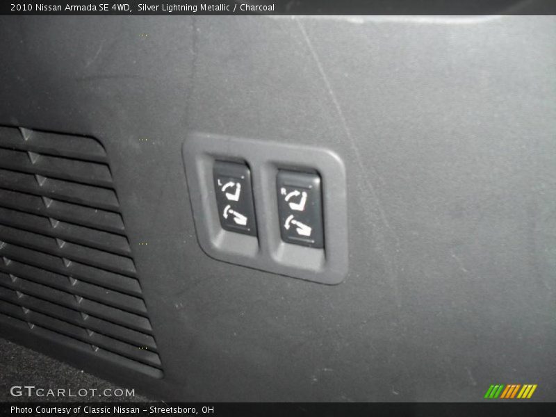 Silver Lightning Metallic / Charcoal 2010 Nissan Armada SE 4WD