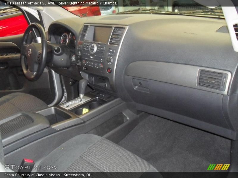 Silver Lightning Metallic / Charcoal 2010 Nissan Armada SE 4WD