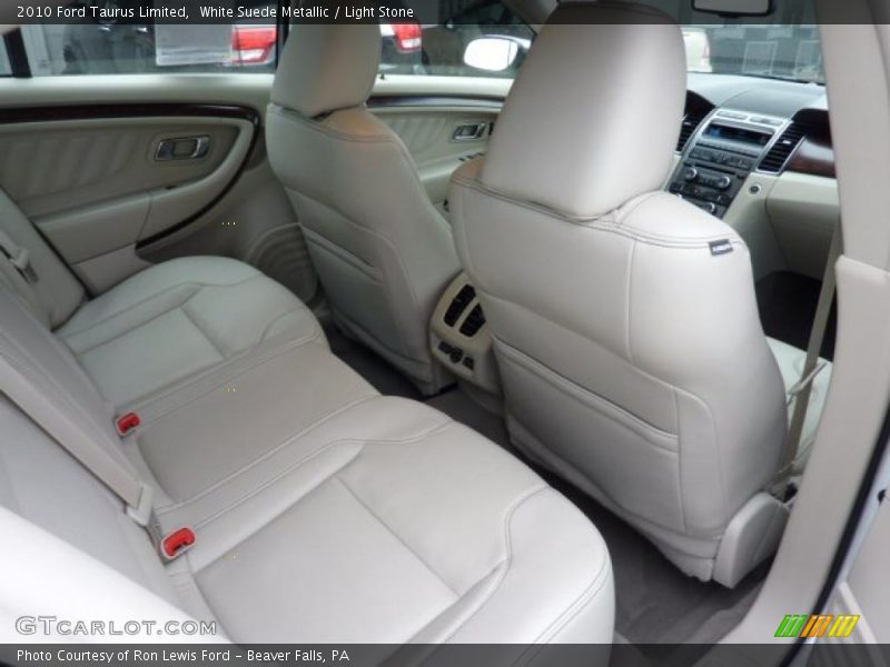 White Suede Metallic / Light Stone 2010 Ford Taurus Limited