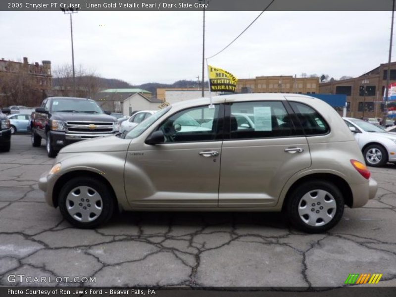 Linen Gold Metallic Pearl / Dark Slate Gray 2005 Chrysler PT Cruiser