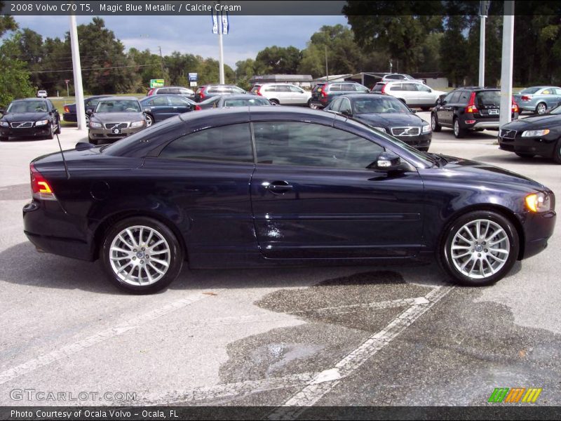 Magic Blue Metallic / Calcite Cream 2008 Volvo C70 T5