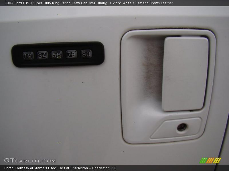 Oxford White / Castano Brown Leather 2004 Ford F350 Super Duty King Ranch Crew Cab 4x4 Dually