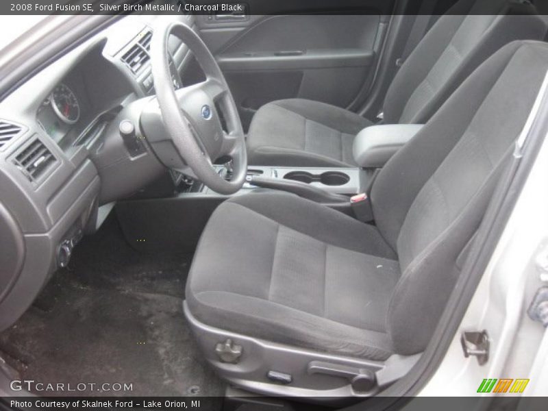 Silver Birch Metallic / Charcoal Black 2008 Ford Fusion SE