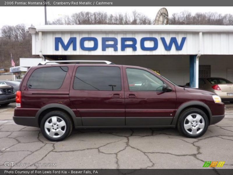 Cranberry Red Metallic / Cashmere 2006 Pontiac Montana SV6