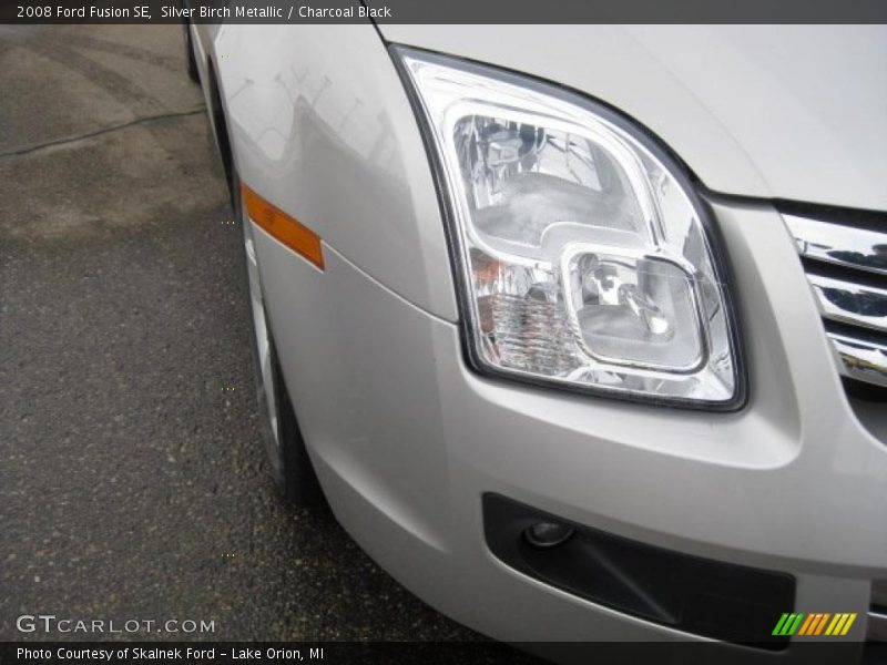 Silver Birch Metallic / Charcoal Black 2008 Ford Fusion SE
