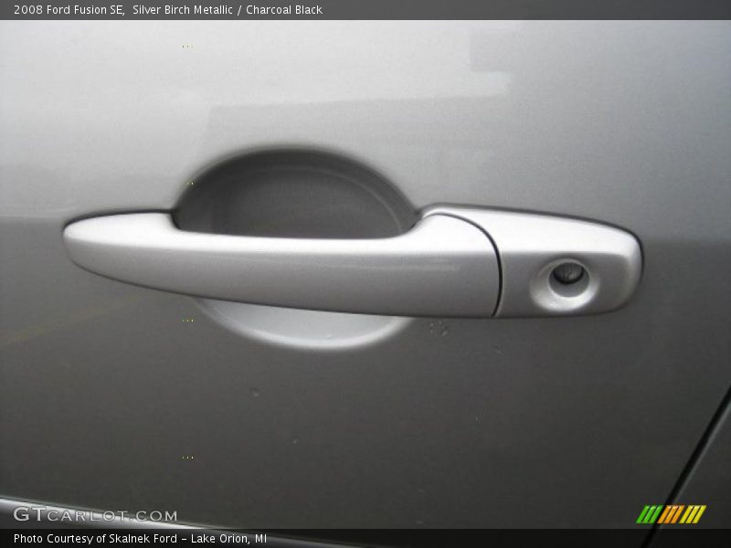 Silver Birch Metallic / Charcoal Black 2008 Ford Fusion SE