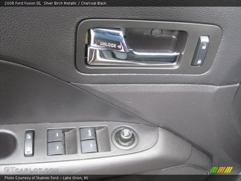 Silver Birch Metallic / Charcoal Black 2008 Ford Fusion SE