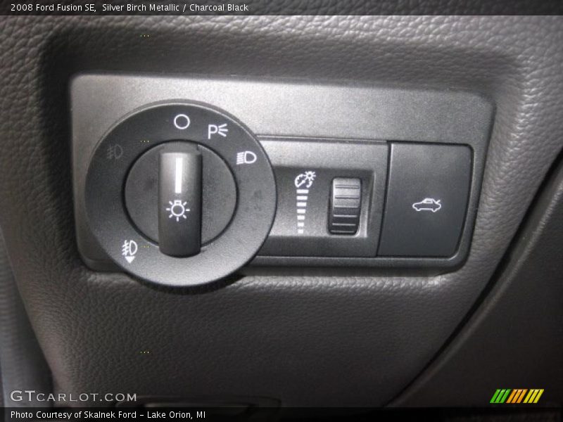 Silver Birch Metallic / Charcoal Black 2008 Ford Fusion SE